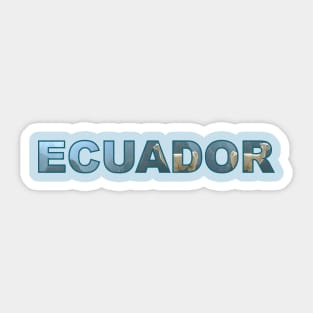 Love Ecuador Travel T-shirt with Llamas! Sticker